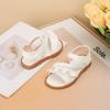 Nuevas Sandalias Infantiles 2024 Zapatos de Princesa con Cordones y Suela Suave Cómodos Antideslizantes para Playa Sandalias de Moda para Niñas Hada