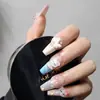 Linda Arte de Uñas 3D Hecho a Mano de Hello Kitty con Lazos y Cuentas de Colores para un Look Femenino