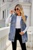 Foto real independente eBay Europa e Estados Unidos cross-border Amazon novo colete jeans retrô casaco solto tendência feminina casual
