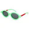 Gafas de Sol Infantiles Coreanas con Montura Ovalada Estilo Lujo Ligero Retro Anti-UV para Exteriores 131 Rt098