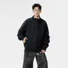 Jaqueta Masculina 2025 Outono Nova Estilo Coreano Casual Versátil Gola Alta Casaco Tendência Americana Solta Jaqueta Comércio Exterior