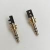 Plug de Áudio 3,5mm com Dentes Frontais e Traseiros, Estéreo Monotonal Totalmente Cobre com Dentes, Adaptador 6,35 para 3,5, Plug 3,5