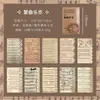 Papel para Anotações Retro Loft Manuscrito Borda de Renda Recortada Material Não Adesivo Papel Material para Caderno DIY Transfronteiriço