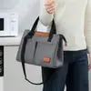Bolsa para Lonchera de Negocios con Etiquetado Transfronterizo, Bolsa Aislante de un Solo Hombro, Bolsa para Lonchera, Bolsa Aislante Portátil, Bolsa para Lonchera de Gran Capacidad