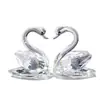 Artesanato Criativo Cisne de Cristal Enfeites Mesa Balcão Decoração de Casamento Presente de Aniversário Amazon Suprimento Transfronteiriço