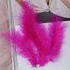Decoración de plumas color pluma de pavo cola puntiaguda red de atrapasueños de terciopelo material bola ondulada relleno de caja de regalo accesorios para fotografía