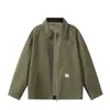 Chaqueta Rumei para Hombre Estilo Granero Retro Americano Ajuste Limpio para Hombre, Abrigo Casual Holgado de Otoño para Pareja Ropa de Trabajo