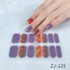ZJ Film de Pegatina Completa para Uñas de Gel Impermeable Sin Limado Pegatina Pegatina Colorida Película de Pegatina de Uñas de Primavera y Verano Papel de Pegatina de Uñas Papel de Pegatina