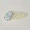 Perro West Highland de Dibujos Animados Lindo Hueso Acrílico Hecho a Mano DIY Accesorios Tocado Parche de Pegamento de Crema Venta al por Mayor