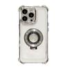 Adequado para capa de celular Apple 15pro iphone14 Galvanizado Canto Quatro Airbag 13 Transparente 12 Dobrável Suporte Invisível 7