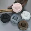 Estilo Fragrante Vintage Camélia Flor de Tecido Estereoscópica Acessórios Diy Corsage Acessórios de Cabelo Acessórios de Flor para Vestuário