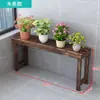 Estante para Flores Estante de Almacenamiento Madera Maciza Carbonizada Escalera Multicapa Balcón de Pie Madera Anticorrosiva Interior y Exterior Estante para Macetas de Pothos