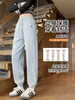 Calça de moletom forrada com fleece feminina para outono e inverno, comprimento no tornozelo, adequada para figuras petite, pode ser usada como roupa externa, calça de algodão espessa para clima frio, calça casual