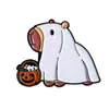 Aliexpress Broche Creativo Lindo de Gato Pato Transfronterizo Personalizado Dibujos Animados Calabaza de Halloween Accesorios Insignia Combinación