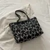 Bolsa Tote de Hombro Único de Gran Capacidad, Nueva Tendencia Casual 2026, Estampado de Estrellas, de Moda, para Viajes
