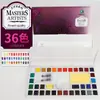 Set de Acuarelas Sólidas Marley Pintura Sólida para Acuarela 24 Colores Pintura Sólida para Acuarela 18 Colores 36 Colores Portátil
