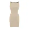 Vestido camisola elegante estilo francês, novo para o início do outono, versátil, justo na cintura, bodycon sexy, cor sólida, vestido evasê