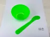 Conjunto de Tigela para Máscara Transparente Bastão para Máscara de Plástico Tigela para Máscara Ferramenta de Maquiagem DIY para Máscara Bastão de Mexer