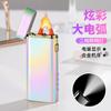 Nuevo encendedor a prueba de viento de arco único de pulso, carga USB, indicador de energía con iluminación LED, encendedor de cigarrillos al por mayor