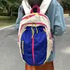 Mochila de estilo japonés de moda, de alto valor, con bloques de color fresco, para estudiantes mujeres, ligera, para deportes al aire libre, de gran capacidad
