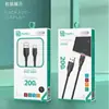 Cabo de dados Marca X7 200W totalmente compatível cabo de dados de carregamento rápido artesanato em tecido cabo trançado cabo de dados de carregamento rápido