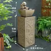 Enfeites Domésticos com Água Corrente, Água Circulante, Roda Feng Shui, Besta Absorvedora de Riqueza, Fonte, Elemento Aquático, Presente de Inauguração, Renda Diária