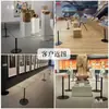Valla de Museo Exhibición de Arte Barandilla 1.0m Barandilla de Línea Poste de Cuerda Valla de Exposición Barrera Protectora de Aislamiento