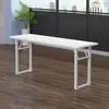 Mesa de atividade dobrável popular e moderna para uso doméstico, mesa de estudo longa, mesa dobrável simples para montar barracas, em estoque