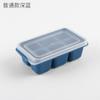Forma de Cubo de Gelo Silicone Caixa de Gelo Suplemento Alimentar para Bebê Gelo Congelado Ventilador de Gelo Mini Bandeja de Gelo Café Grau Alimentício Bandeja de Gelo