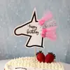 Ano do Cavalo Venda por Atacado Franja Unicórnio Cavalo Banner Feliz Aniversário Topper de Bolo Decoração de Festa para Assar Cartão de Inserção