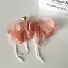 Pendientes Rosas Dulces de Flores Estilo Vacaciones de Verano para Mujer Diseño de Nicho Pendientes de Perlas Exagerados Populares de Playa