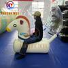 Accesorios Divertidos Caballo Inflable Pista de Carreras de Caballos Pony Carrera Rápida Sacudida Actividad de Expansión para Formación de Equipos Equipo