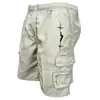 Suministro Directo de Fábrica Ebay Comercio Exterior Transfronterizo Shorts de Carga de Bolsillos Múltiples para Hombre de Verano Pantalones Sueltos para Deportes al Aire Libre Fitness
