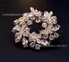 Broche Nuevo de Aleación Gama Alta Nicho Mujer Wholesale Peonía Pin de Gama Alta Abrigo Traje Broche Versátil de Gama Alta