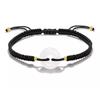 Pulsera de cinabrio con hebilla de seguridad para pareja, pulsera de jade vintage para combinar con todo, cuerda roja tejida de la suerte para el año de nacimiento blanco