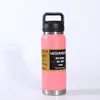 Caneca Térmica de Aço Inoxidável Transfronteiriça Grande Capacidade Camada Dupla Copo para Carro Esportes de Montanhismo Garrafa de Água Isolamento Térmico Isolamento Frio Atacado Personalização