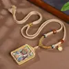 Cuerda de Cuerda de Algodón para Frotar la Mano de Xizang Cuerda de Cuerda Colgante Ram Tangkazaki Cuerda para Jugar Wen Tarjeta de Buda Cuerda Trenzada a Mano