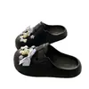 Esencial para el Viaje de Verano, Sandalias Birkenstock Casuales Versátiles con Lindos Diseños de Estrellas, Lazos y Cachorros para Niñas, Pantuflas Cerradas de EVA
