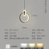 Nueva Lámpara Colgante de Mesita de Noche de Moda, Lámpara de Pared para Dormitorio, Luminaria Colgante Creativa y Única para Pared de Fondo de TV en Sala de Estar
