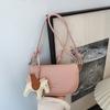Bolsas Populares Femininas Deste Ano 2025 Verão Nova Bolsa de Ombro Casual de Nicho, Bolsa Transversal Elegante, Doce e Fashion