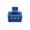 Pinza Cuadrada Estilo Coreano Celebridad de Internet Pinza para el Cabello Mate Parte Posterior de la Cabeza Pinza de Tiburón Pinza Versátil para el Cabello de Mujer Tocado Venta al por Mayor