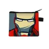 Nuevo Monedero de Iron Man de Marvel Estampado de Dibujos Animados Tarjetero Infantil Bolso de Almacenamiento Portátil de Moda para Hombre Bolso Transfronterizo