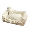 Cama de Gato de Inverno Transfronteiriça, Adequada para Todas as Estações, Quente no Inverno, Removível e Lavável, Cama Sofá para Cães Pequenos e Médios, Cama para Animal de Estimação, Dropshipping