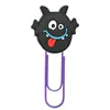 Marcador de página de PVC lindo de Halloween para estudiante, clip para papel de oficina de dibujos animados DIY, clip para papel fantasma creativo, grande