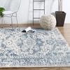 Alfombra para suelo de sala de estar, dormitorio, cocina, mesita de noche, estilo country americano transfronterizo, neoclásico europeo, retro, azul viejo