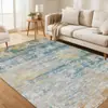Alfombra de sala de estar plegable lavable de cachemira sintética vintage desgastada transfronteriza con base antideslizante de TPR y pelo corto para dormitorio
