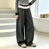 Pantalones casuales para niña para primavera y otoño 2026, nuevos pantalones anchos de estilo coreano dulce con ribete de encaje para niñas mayores, transfronterizo