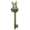 Llave Antigua de Bronce Vintage, Accesorios Creativos de Aleación para Joyería DIY, Colgante de Llave en Forma de Corazón Moderno y Personalizado