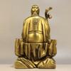 Decoración de estatua de latón del Dios doctor Hua Tuo Museo de Medicina China Farmacia Maestro hada Hua Tuo Rey de la Medicina Santo médico culto estatua de cobre venta al por mayor