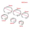 Pinzas para Orejas Redondas de Acero Inoxidable Sin Perforación, Hebillas para Orejas Redondas, Pendientes DIY Chapados al Vacío en Oro de 18K, Accesorios de Joyería al por Mayor